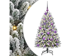 Árvore De Natal Artificial Articulada Com Base Vidaxl Verde Pvc (120 Cm)