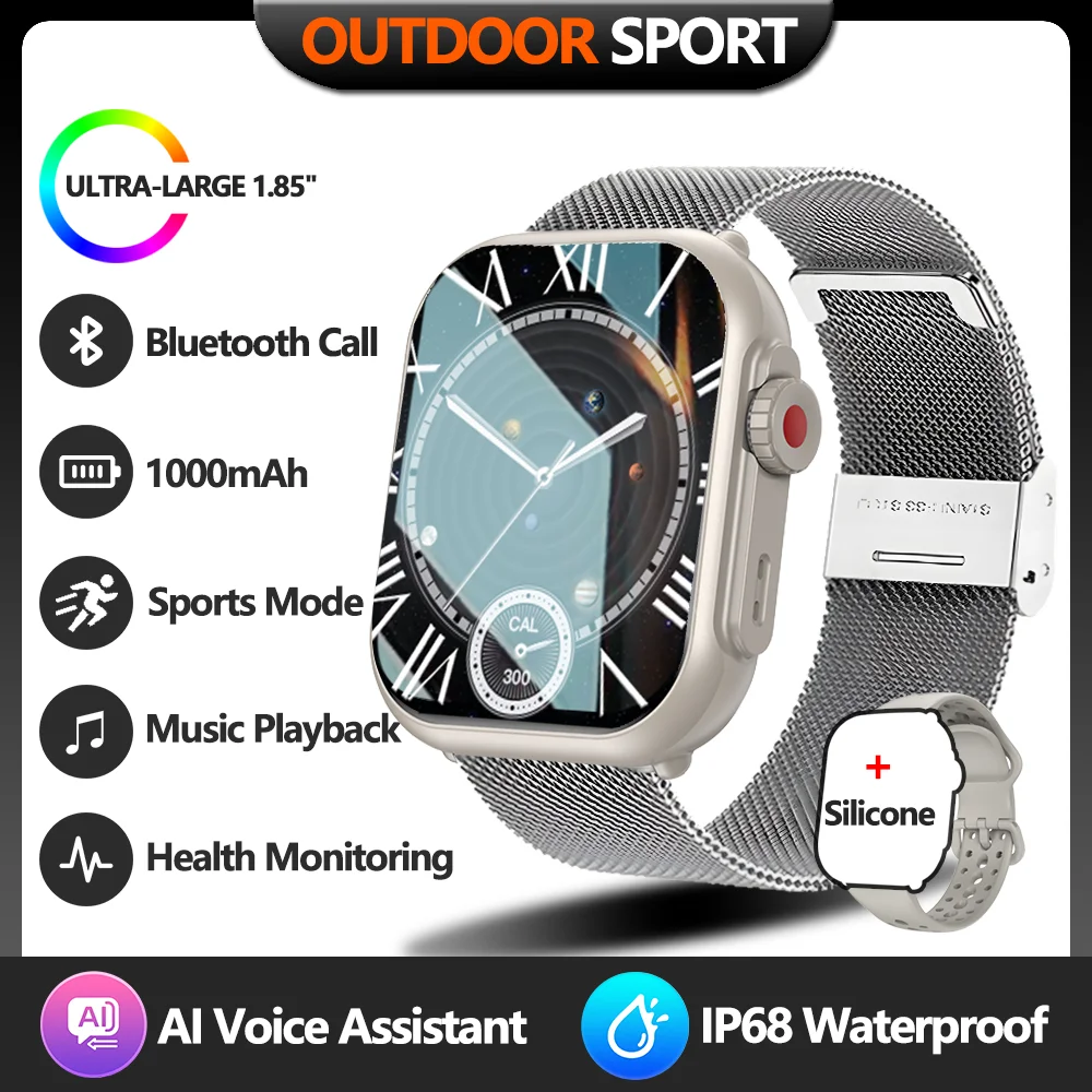 (yinwang) Smartwatch, Bateria De 1000mah, À Prova D'água E Com Função De Chamada.