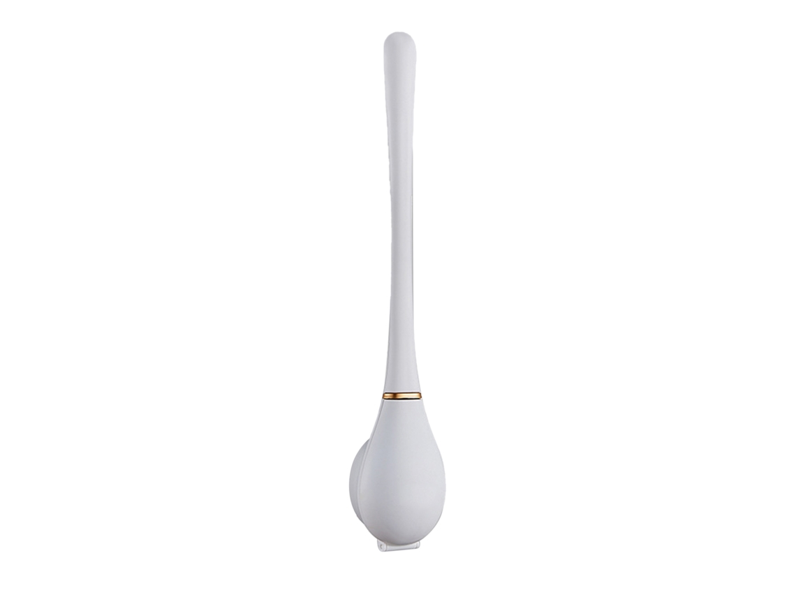 Pincel de Limpeza Vaso Sanitário Silicone Taco Beisebol Abrir Fechar Automático