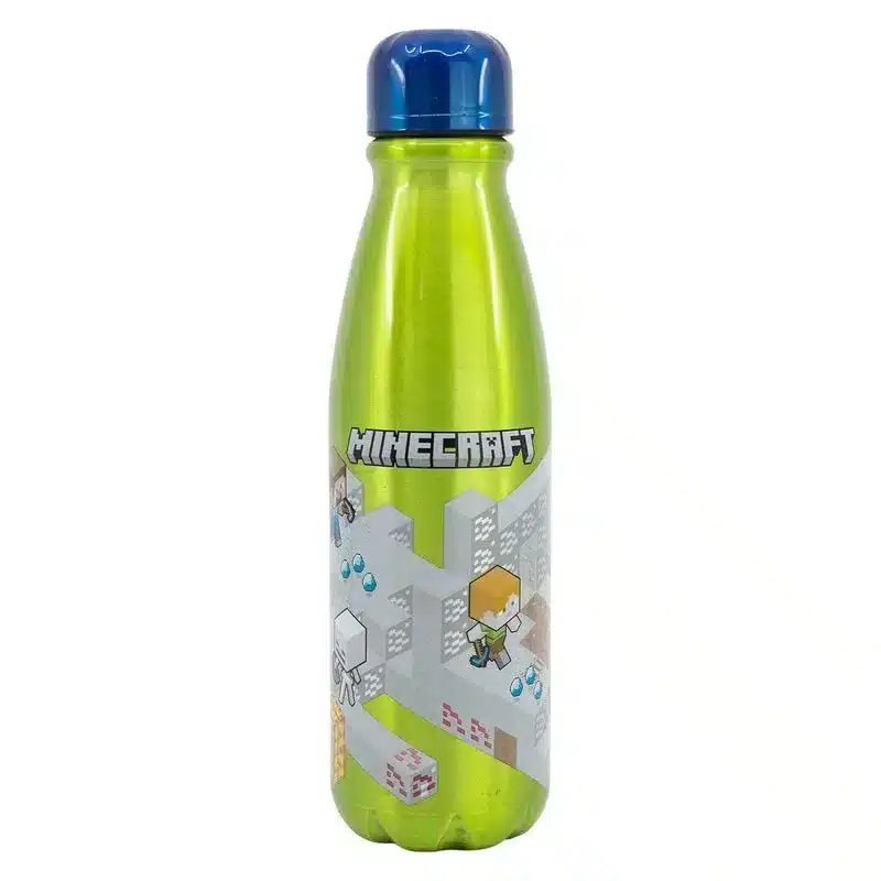 Botella De Aluminio Minecraft 600ml 40440 Stor Storvolumen