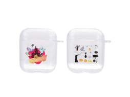 2Pcs Capas de Fone de Ouvido Sem Fio para Decoração de Halloween ALLINLESS