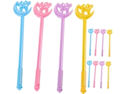Conjunto De 12 Canetas Em Gel Com Desenhos Animados, Instrumentos