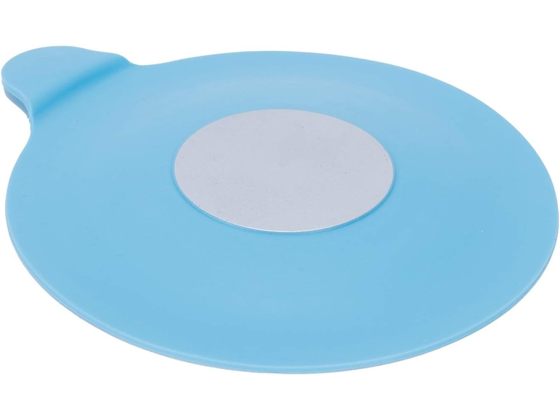 Tampa De Ralo Pia Hyuduo, Material Silicone, Ventosa Grande, 15x13cm