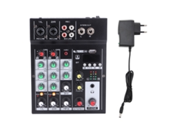 Urbannova-mesa De Mistura 4 Canais Usb Metal Para Stream E Karaokê