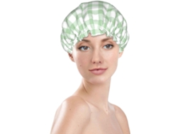 Touca De Banho Feminina, Reutilizável, Impermeável, Dupla Camada, Com Elástico, Ideal Para Cabelos Longos, Estampa