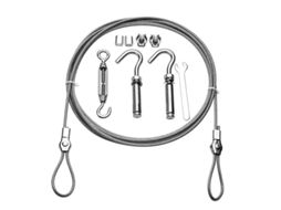 Cuerda De Acero Inoxidable De 5 Metros Cable De Acero Exterior Para Colgar Ropa, Luces Y Macetas