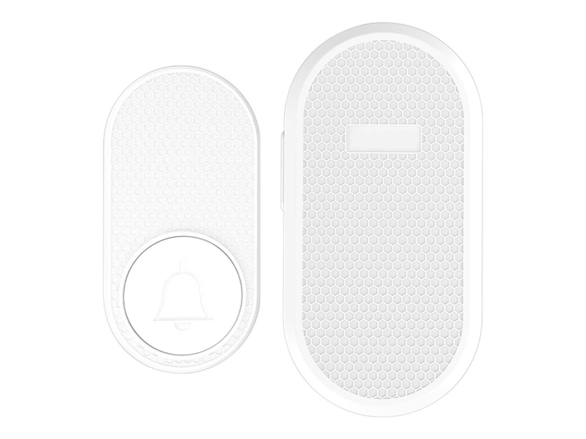 Campainha Sem Fio Com 2 Receptores, Alcance De 300 M, Campainha Externa Sem Fio À Prova Dágua. Brilvibera