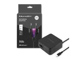 51027 Charger | 65w | 5 20.3v | 2 3.25a | Usb Type C | Pd Qoltec