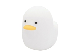 Luz Noturna Pato Fofo Recarregável com Temporizador e Dimmer, Silicone para Quarto de Bebê
