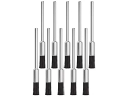 Escova De Limpeza Poeira Qb95 Com Cerdas Aço E Crina Cavalo 3, 0mm, Pacote Com 10 Unidades, Para Reparo De Alto Falantes