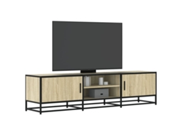 Vidaxl Móvel P/ Tv 160x35x41 Cm Deriv. Madeira/metal Carvalho Sonoma