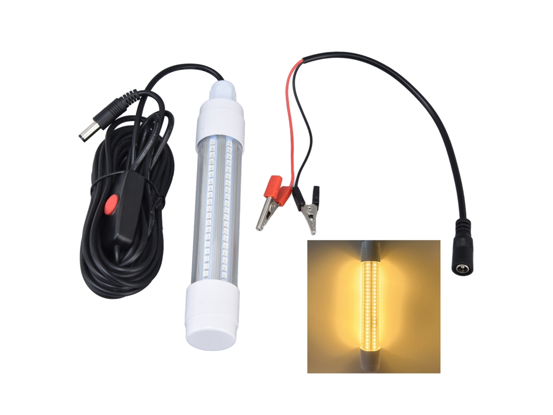 2026 lâmpada de Pesca Submersível 126 Led Ip68 Impermeável 1000lm Luz Quente 13w Ac12 36v Buscador de Peixes Noturno