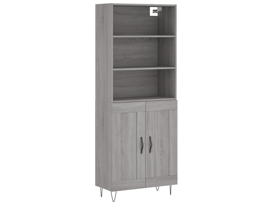 Highboard, Highboards Vidaxl Cinzeto Madeira Processada (n/a)
