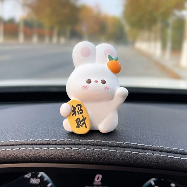 Mascote Coelho da Sorte para Interior de Carro e BRILVIBERA