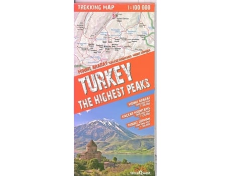 Livro terraquest trekking map turkey de terraquest (inglês)