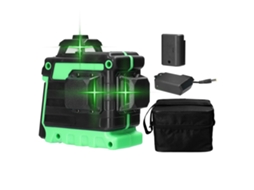 Nível Laser 12 Linhas Luz Verde 3° Auto nivelamento Bateria Recarregável Ferramenta de Nível Mini S/MARCA