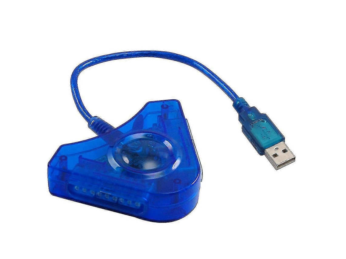 Adaptador Conversor Portátil De 2 Portas Usb Para Controle De Jogos Ps2 E Ps3 Hengjian
