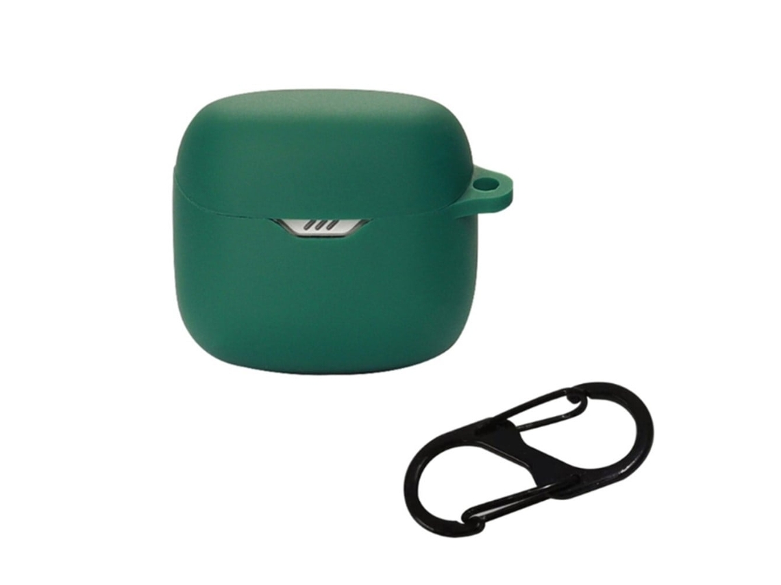 Capa De Silicone Jbl Tune Flex Com Fivela Verde Escuro Brilvibera