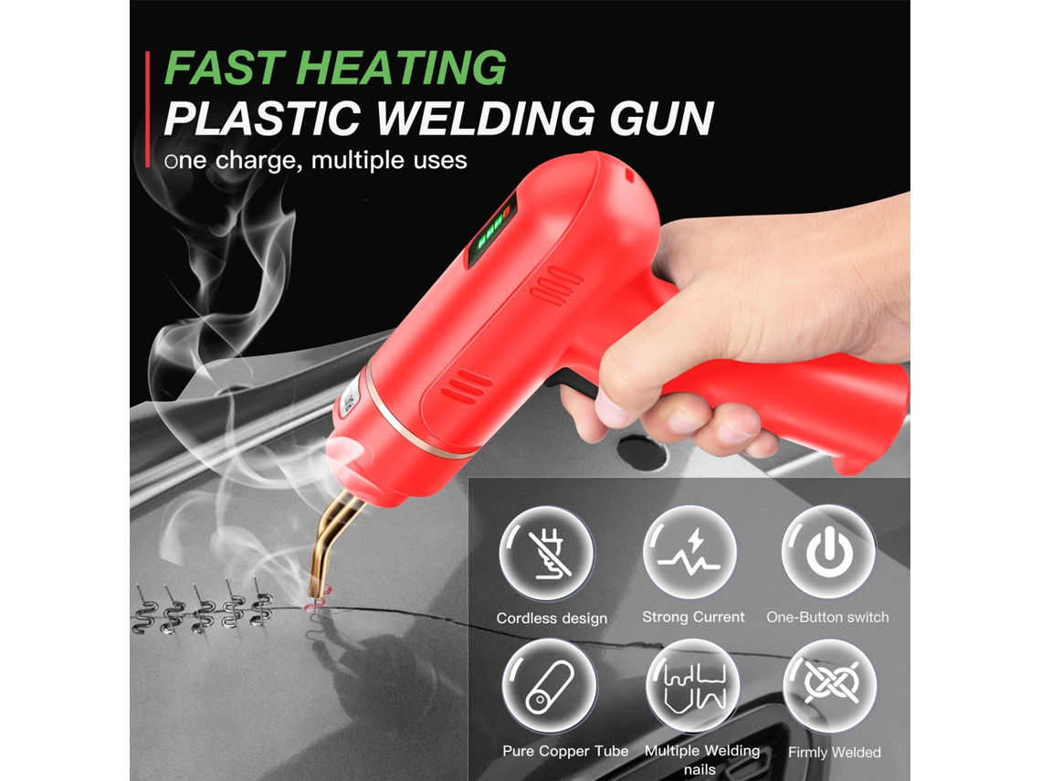 200w Cordless Usb Rechargeable Plastic Welder 400pcs Hot Staples