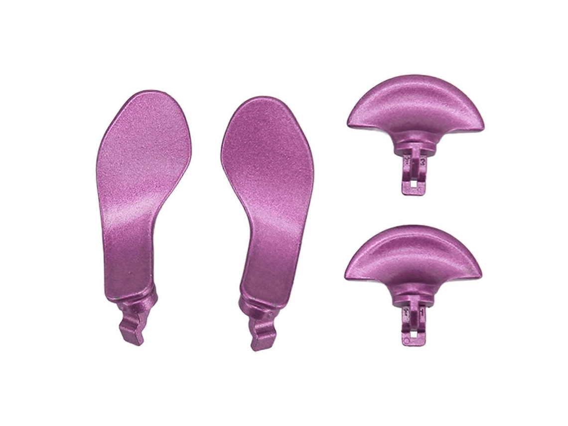 Pás Traseiras Para Controle De Jogo, 4 Unidades, Substituição Profissional, Botões Traseiros De Metal Para Ps5 Edge Controlador Roxo Hengjian