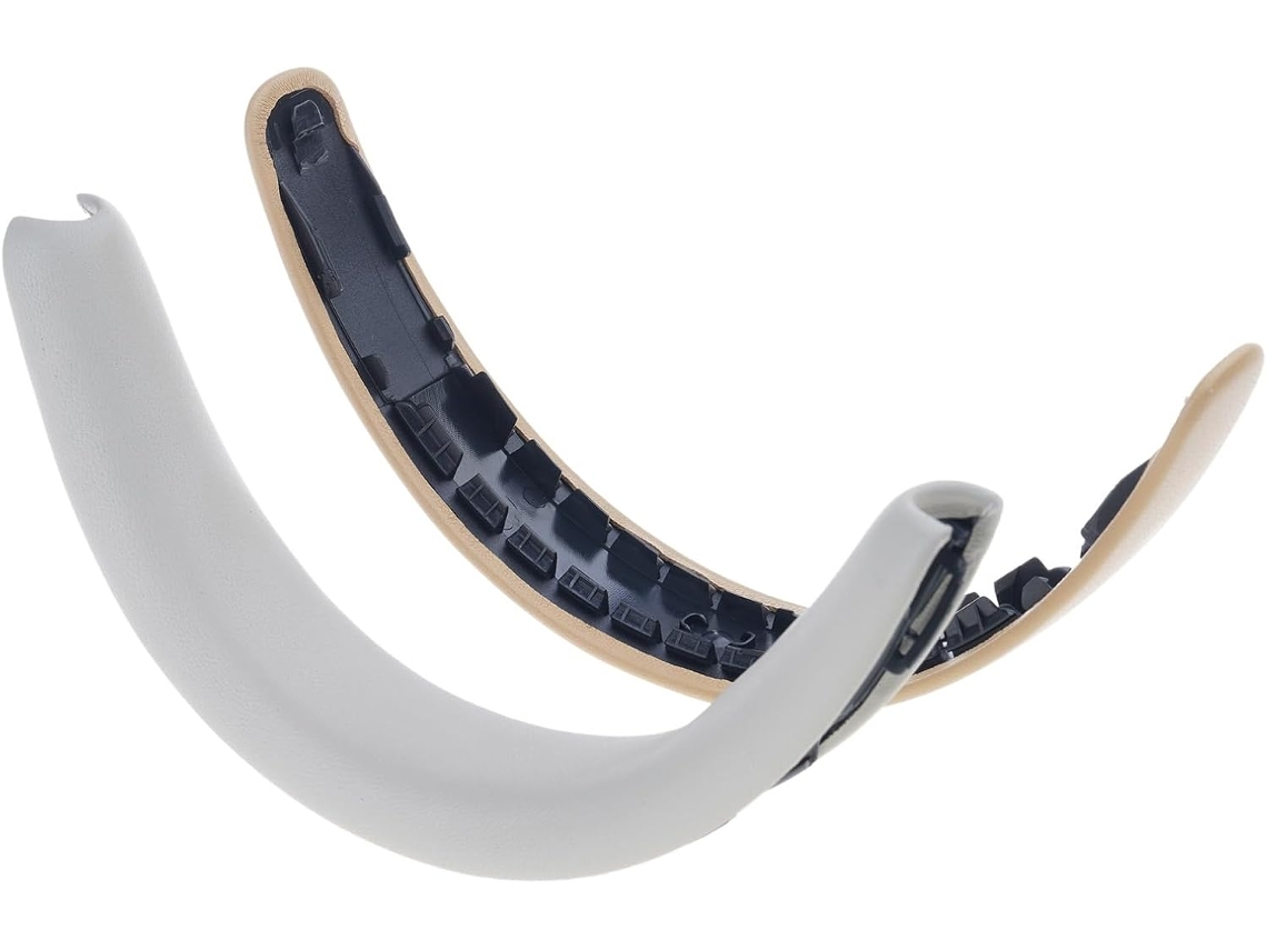 Faixa De Cabeça Macia Para Fones Ouvido Com Acolchoamento Ventilado Em Pele Carneiro Melhorar A Estabilidade Dos Luxo