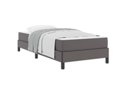 Estrutura da Cama com Colchão Cinzeto Tecido MAISON EXCLUSIVE 90x200 cm