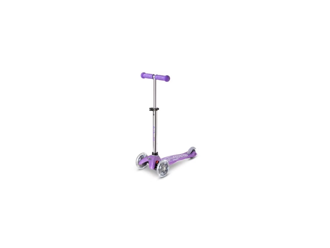 Mini Micro Deluxe Fairy Glitter Led Roxo Scooter Mi3