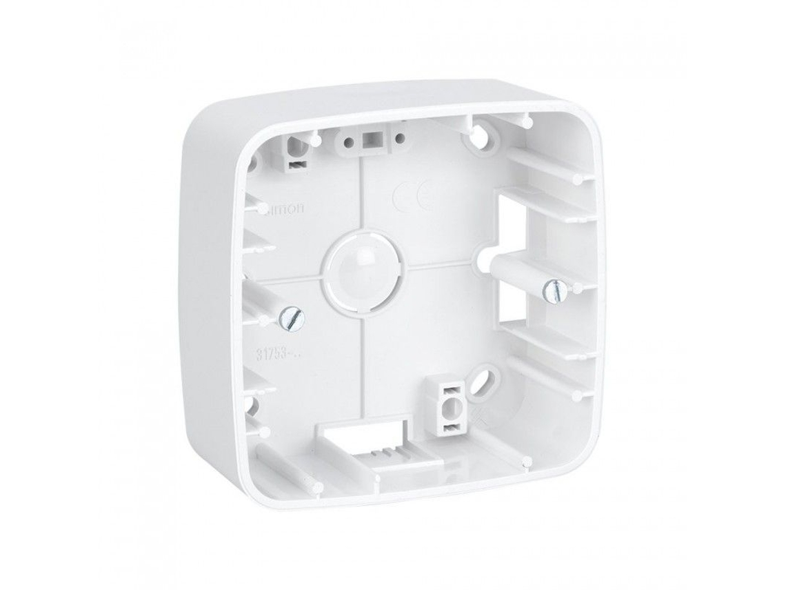 Caixa Alta Superfície 1 Elemento Branco Simon 31 31753 30