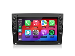 Rádio Automotivo Para Renault Megane Ii 2002-2009 | Android 15 | 4-core | 2gb+64gb | Carplay Sem Fio | Swc