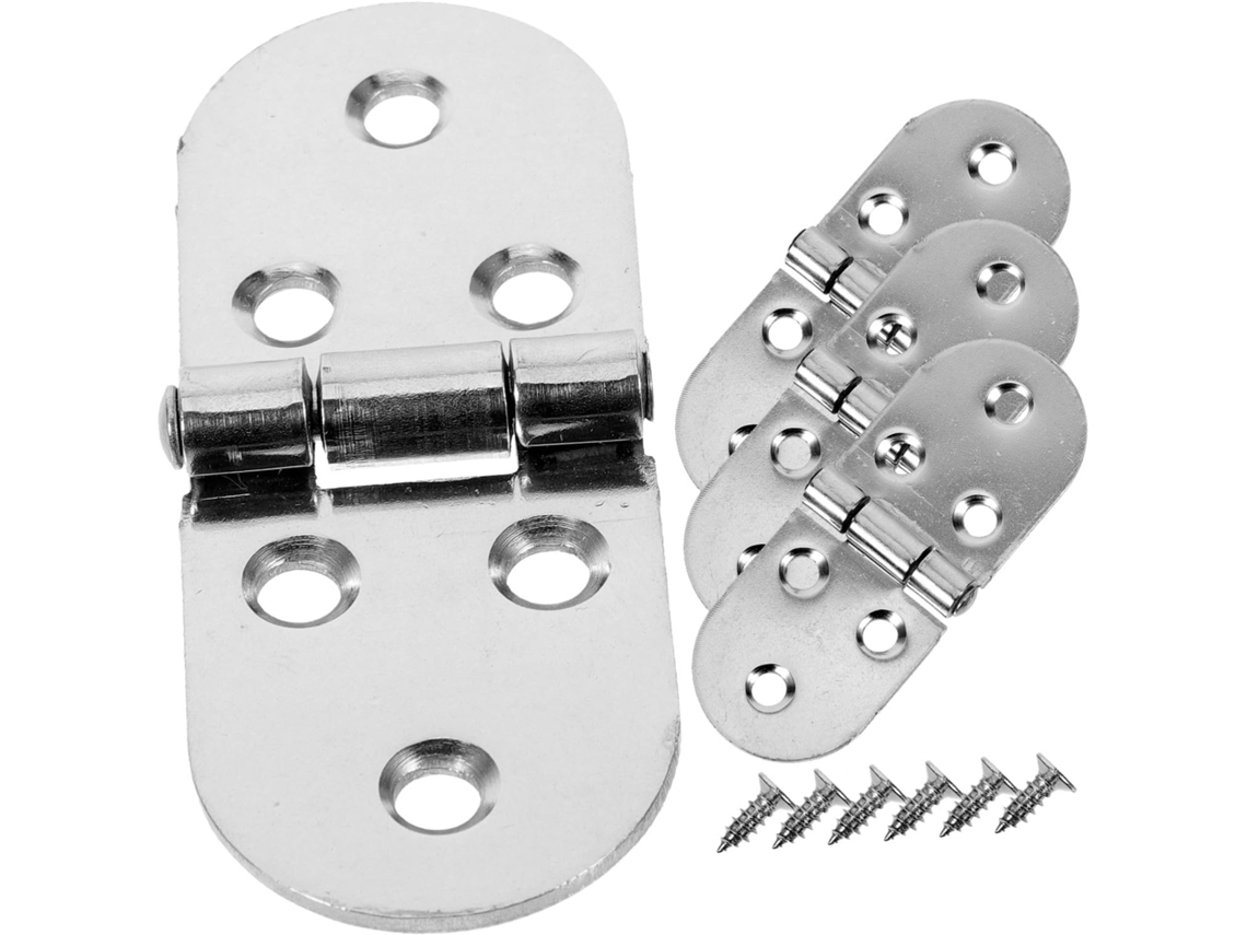 Conjunto De 4 Dobradiças Aço Inoxidável Espessas Com Rolamento,