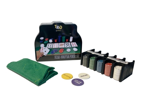 Conjunto De Pôquer 200 Peças Trg