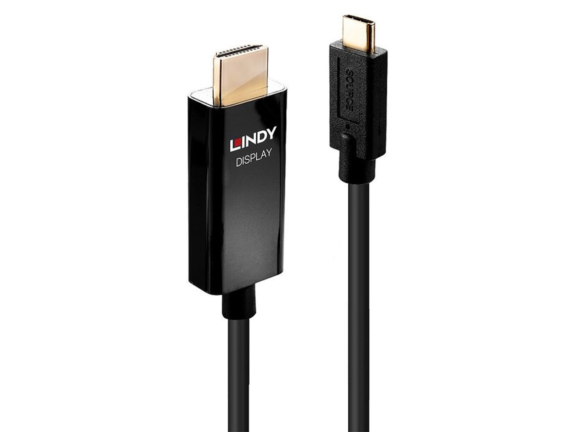 Cabo Adaptador Hdmi Lindy 4k60 Usb Tipo C 3m Hdr