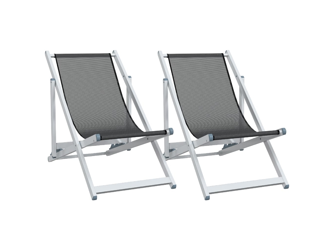 Folding Chair, Folding Chairs Vidaxl Cinzeto Alumínio (n/a)