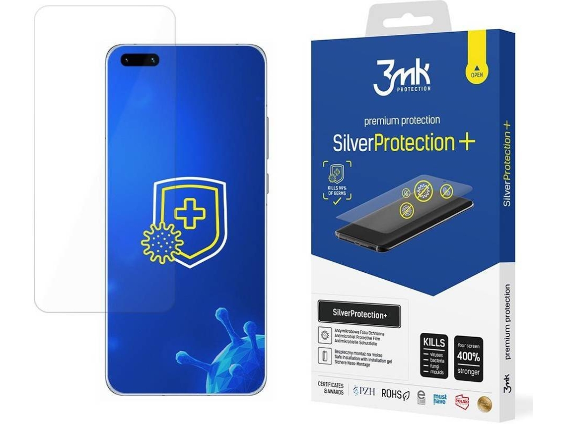 Película Vidro Temperado Huawei Mate 40 Pro 3MK Antibacteriana