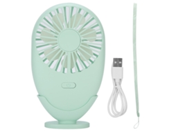 Ventilador Portátil Usb Mini Verde para Lar Exterior e Escritório