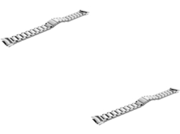 2 Pulseiras De Relógio Com Fivela Metal Em Aço Inoxidável,