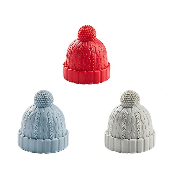Conjunto De 3 Rolhas De Silicone Decorativas Para Garrafas De Vinho E Bebidas