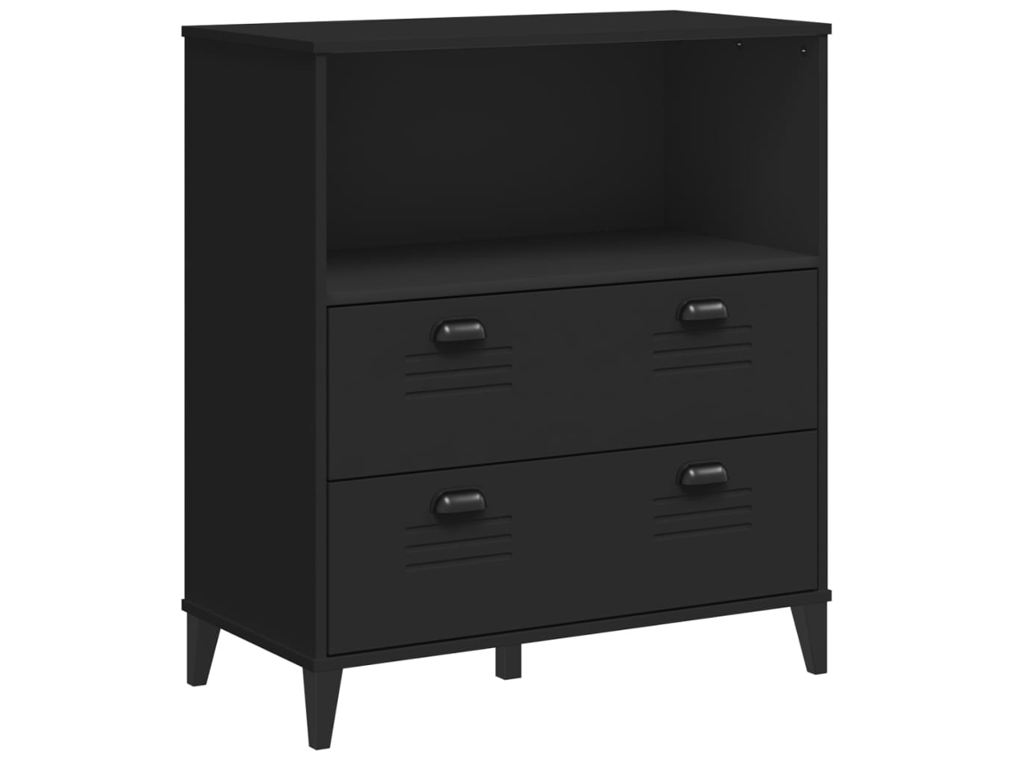 Bookcase, Bookcases Vidaxl Preto Madeira Processada (n/a)