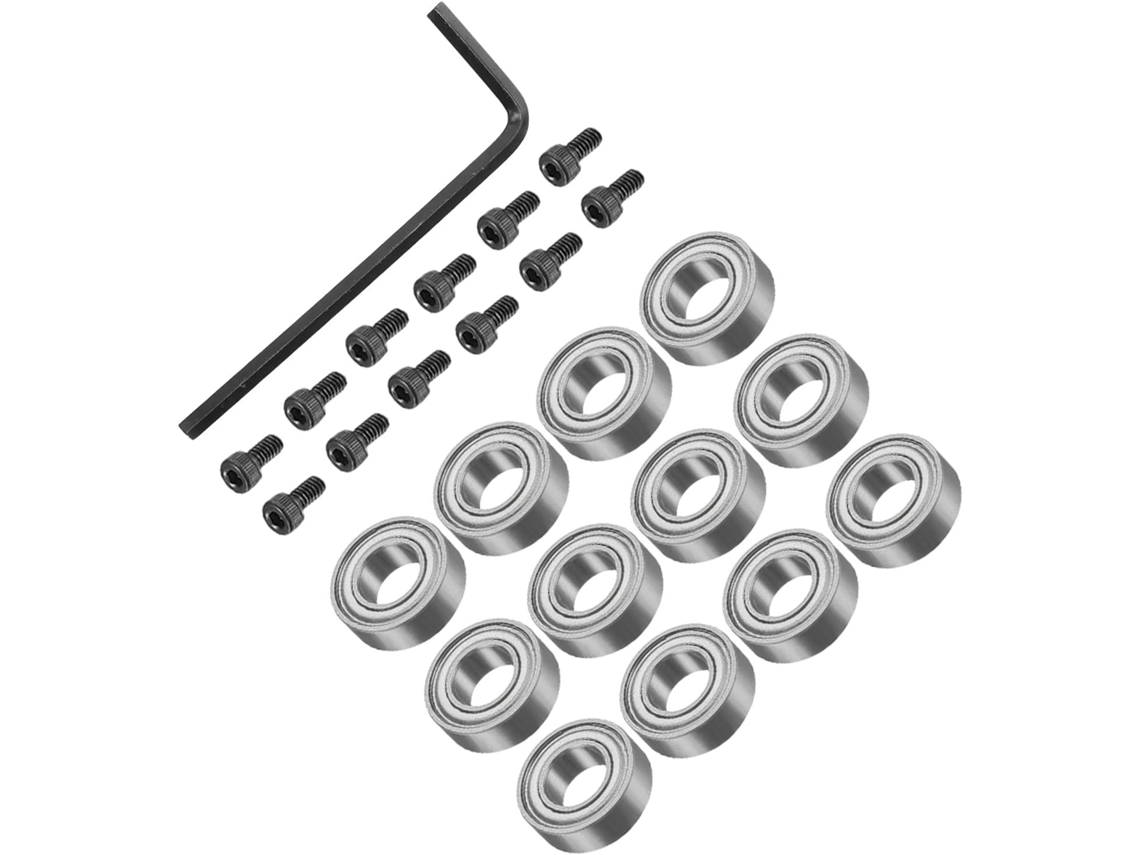 Conjunto De Ferramentas Com Rolamentos Para Fresa De Madeira E Reparo De Metal.
