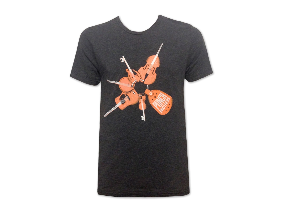 Camiseta Punch Brothers Keychain ROCKINSTONE Unissex Adulto Mais Vendidas Tamanho: M
