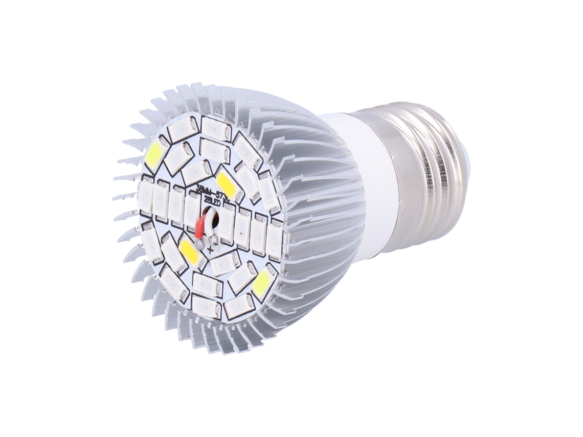 Lâmpada de crescimento para plantas espectro completo 10W 700lm para jardim indoor hidroponia 85V-265V | S/MARCA