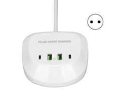 Estação de Carregamento Usb 4 Portas LAXISCREED