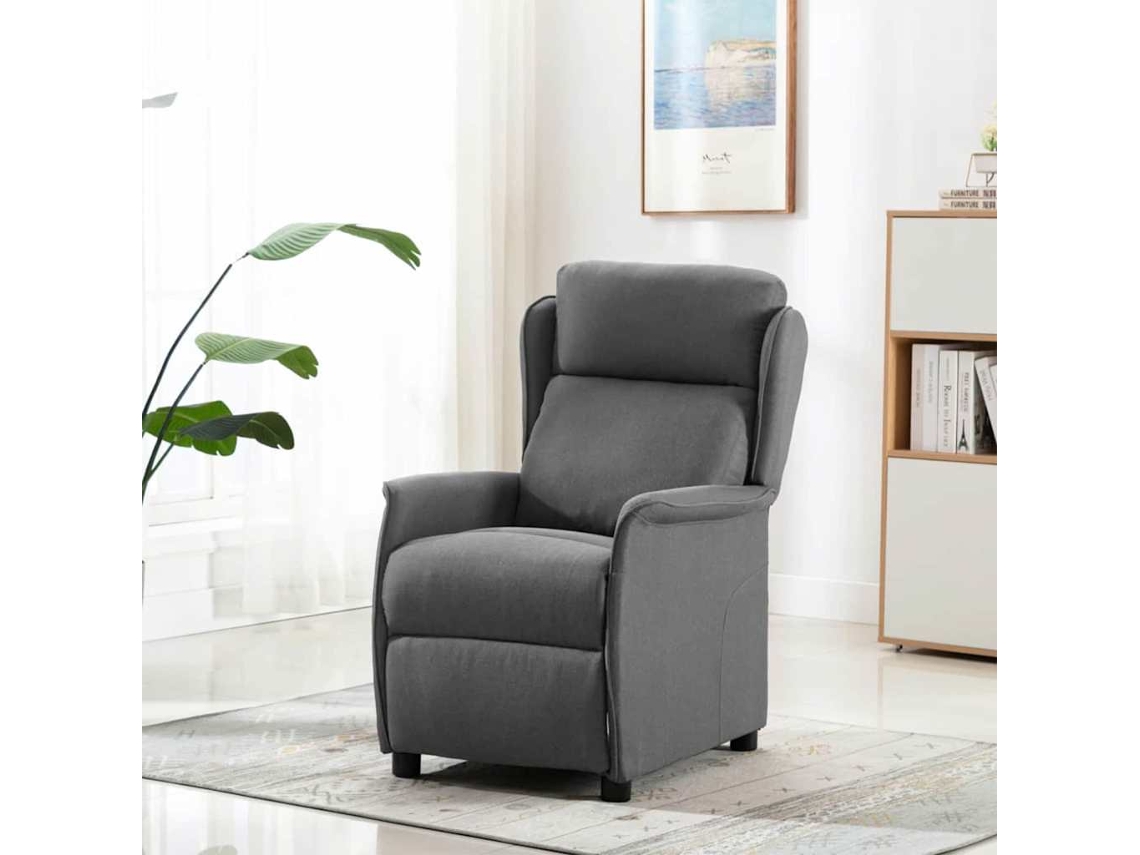 Maison Exclusive - Cinzento-claro 93.5 X 67.5 X 101.5 Cm Tecido