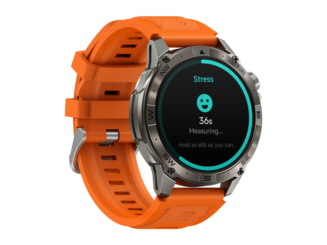 Relógio Inteligente Zeblaze Stratos 2 Plus: Monitora Frequência Cardíaca, Rastreia Atividade Física, Tela Amoled 1,43" e Gps. EOOCOO