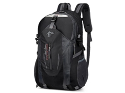 Mochila De Caminhada 40l Impermeável E Leve Para Trilhas, Trekking E Viagens, Para Homens, Na Cor Preta