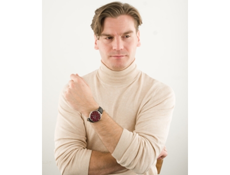 Relógio masculino BLONIE Zodiak Mechaniczny Sliwka