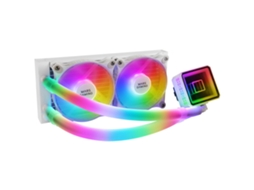 Resfriador Líquido CPU MARS GAMING ML-ULTRA240 Branco TDP 500W Infinity Mirror ARGB