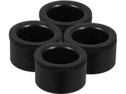 Tehaux Conjunto De 4 Pés Ajustáveis Para Móveis Em Abs, Formato Redondo, Para Ajuste De Pés Sofá E Mesa Faça Você Mesmo