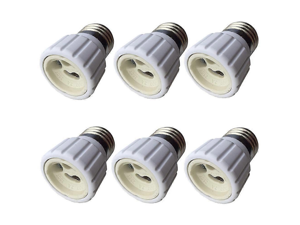 Rebe adaptador de Suportes de Lâmpada E27 para Gu10 Material Retardante de Fogo 6 Pacote para Lâmpadas Led