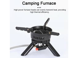 Estufa de Metal Portátil para Camping a Ar Livre